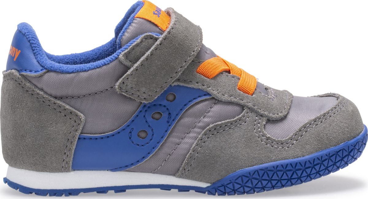 Bullet Jr. Sneaker, Grey | Blue | Orange, dynamic