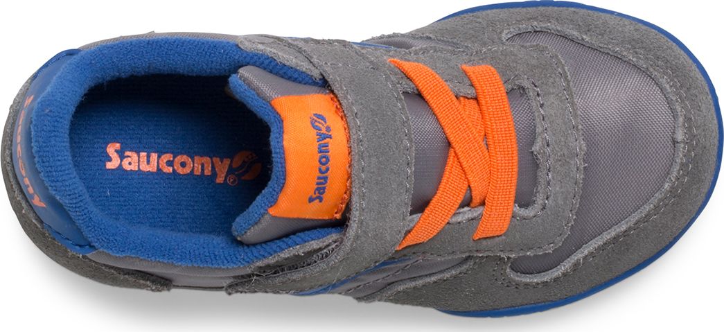 Bullet Jr. Sneaker, Grey | Blue | Orange, dynamic 5