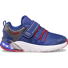 Flash Glow 2.0 Jr. Sneaker, Navy | Red | Grey, dynamic