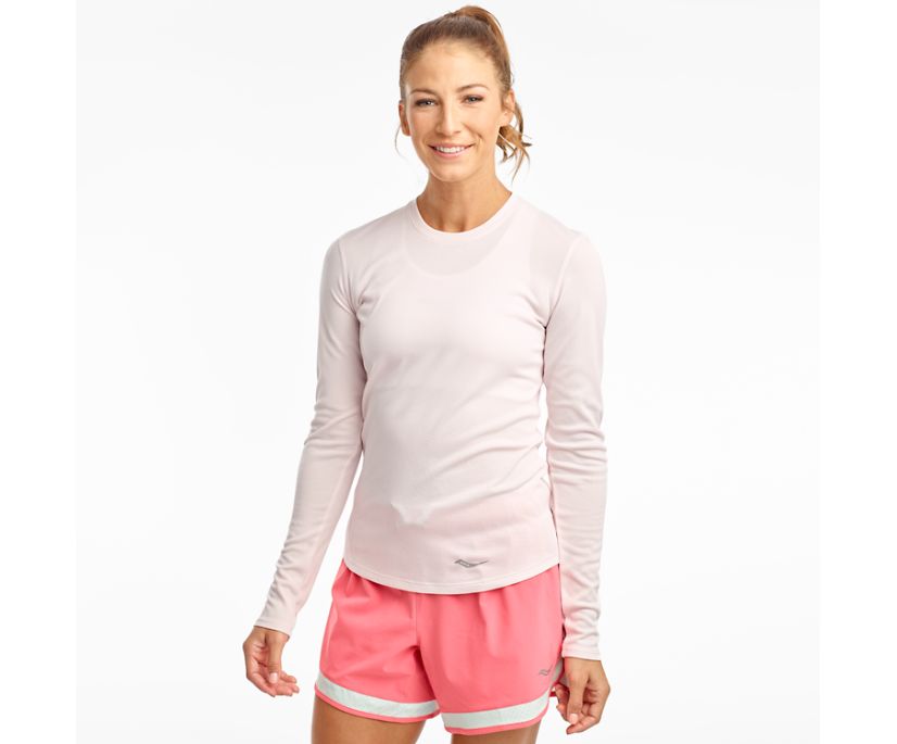 Stopwatch Long Sleeve, Barely Pink, dynamic 1