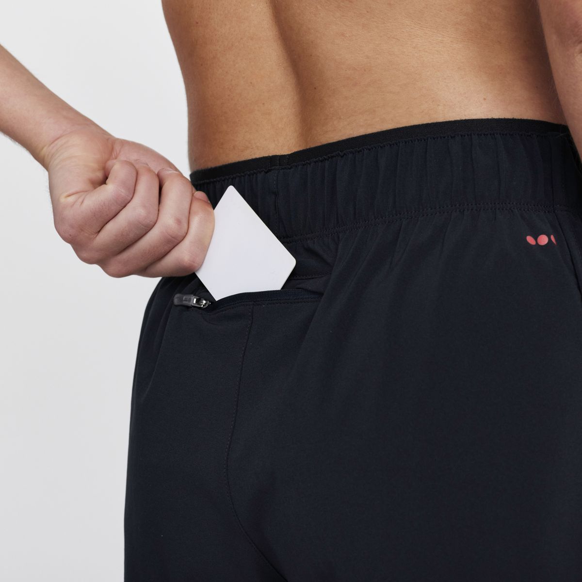 Outpace 5" Short, Black, dynamic 3