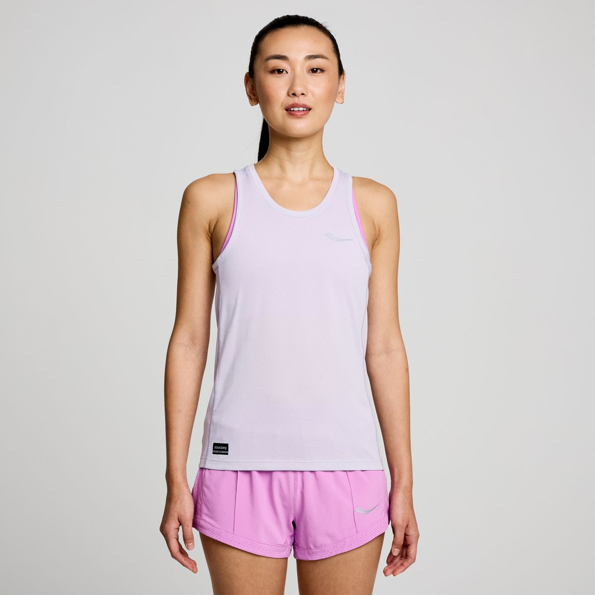 Women'S Stopwatch Singlet-Purple Orchid-Xl