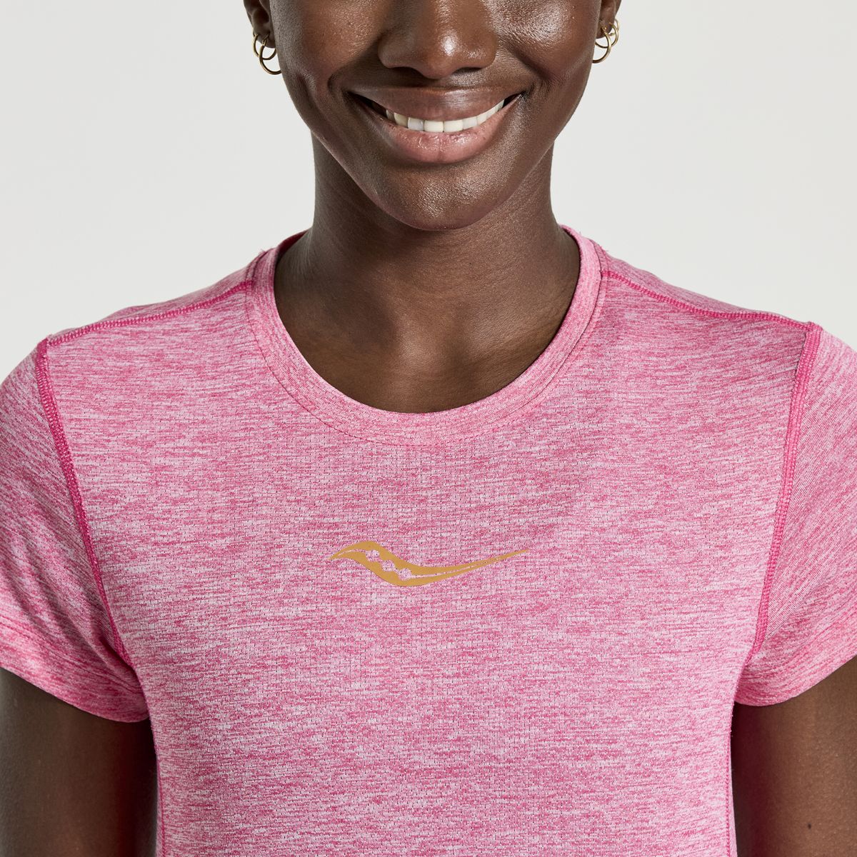 Stopwatch Short Sleeve, Flame Quartz Heather, dynamic 3