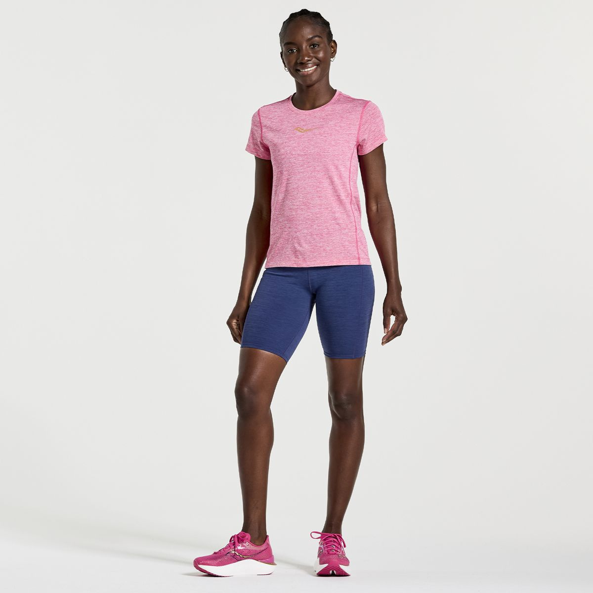 Stopwatch Short Sleeve, Flame Quartz Heather, dynamic 5