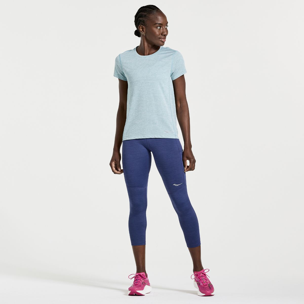 Stopwatch Short Sleeve, Rainfall Heather, dynamic 5