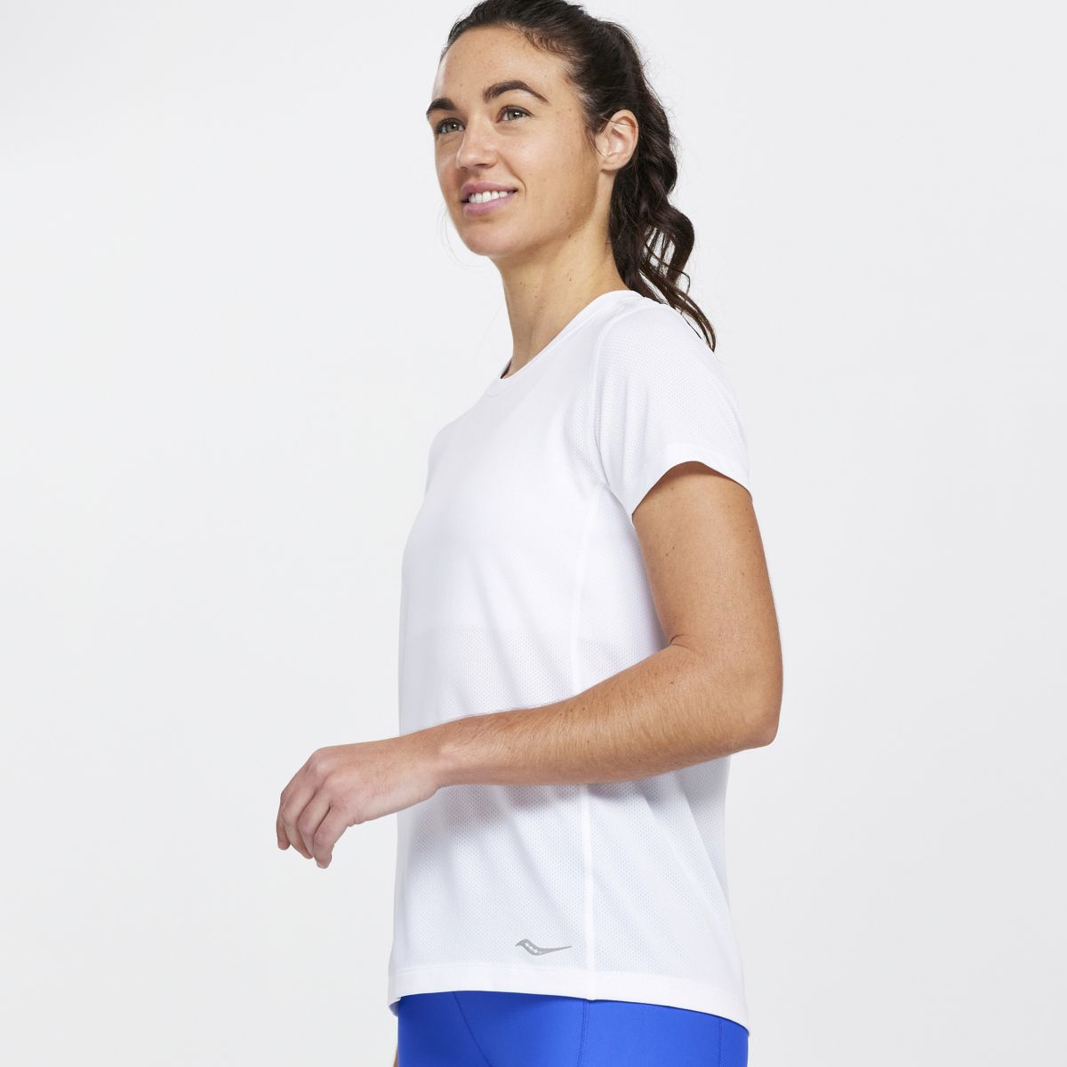 Stopwatch Short Sleeve, White, dynamic