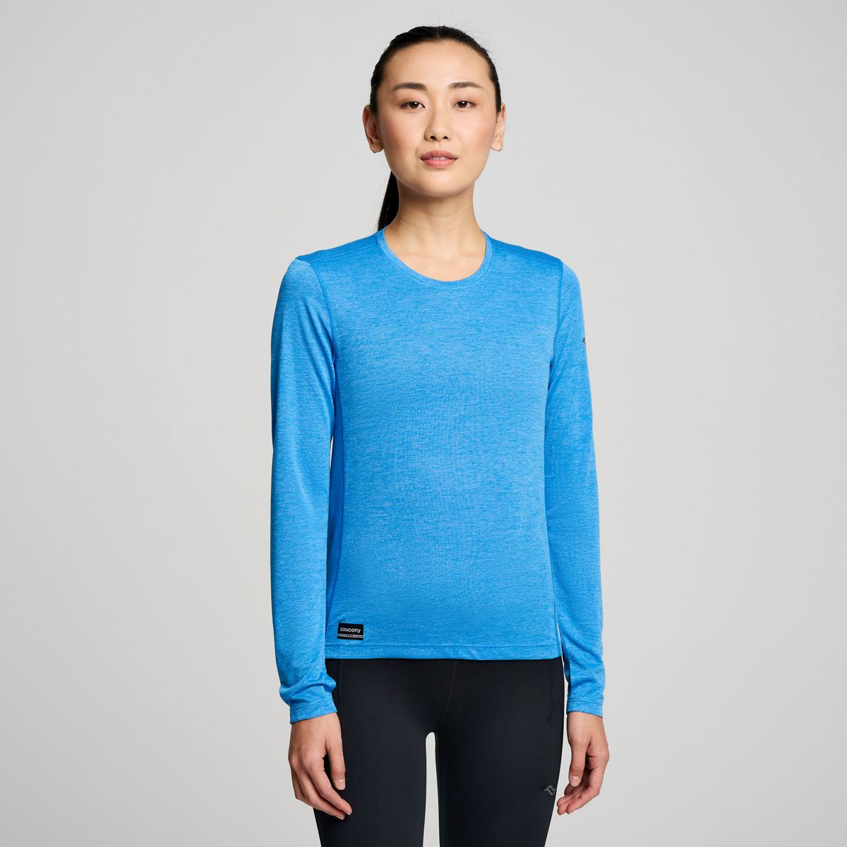 Stopwatch Long Sleeve, Bluelight Heather, dynamic