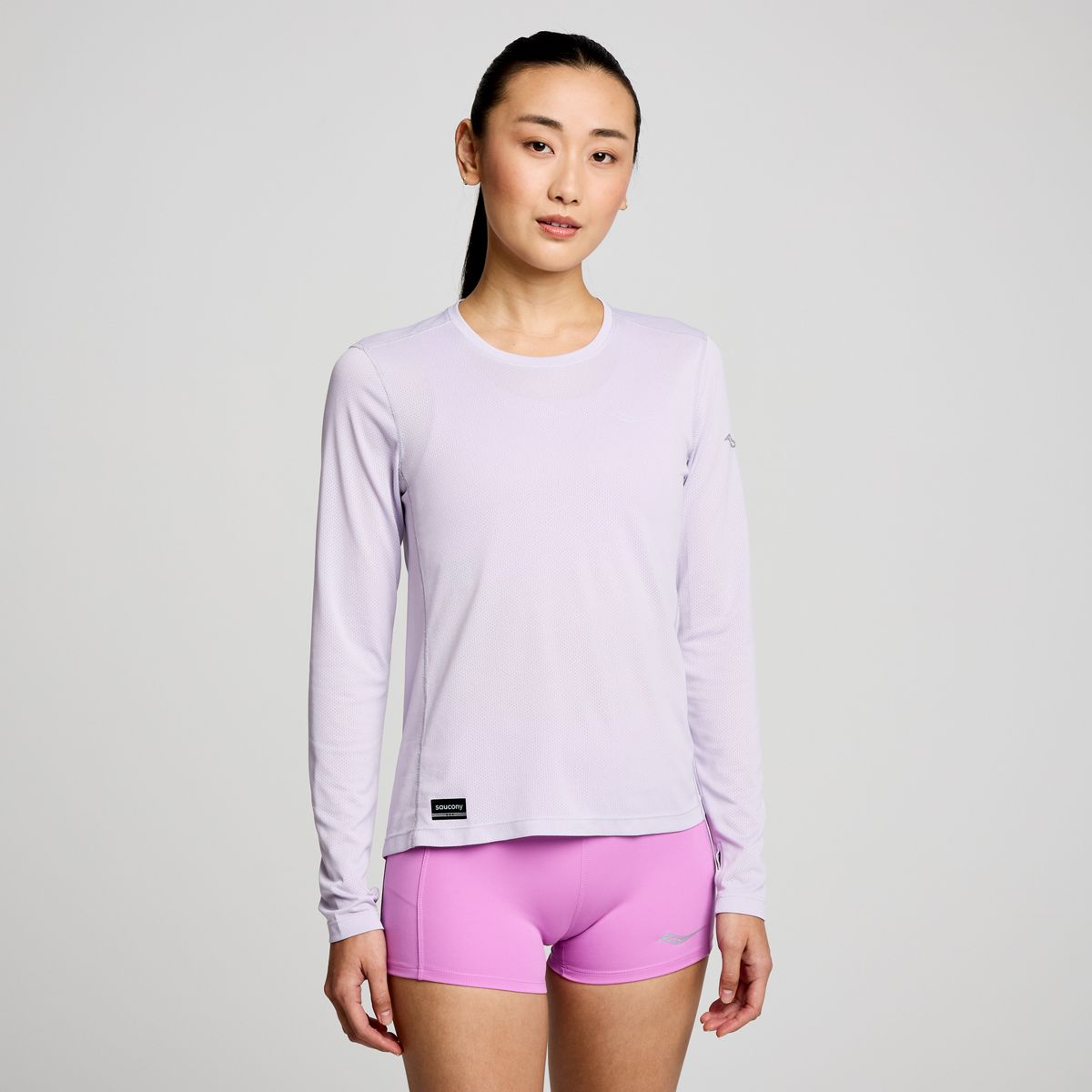 Stopwatch Long Sleeve, Mauve, dynamic