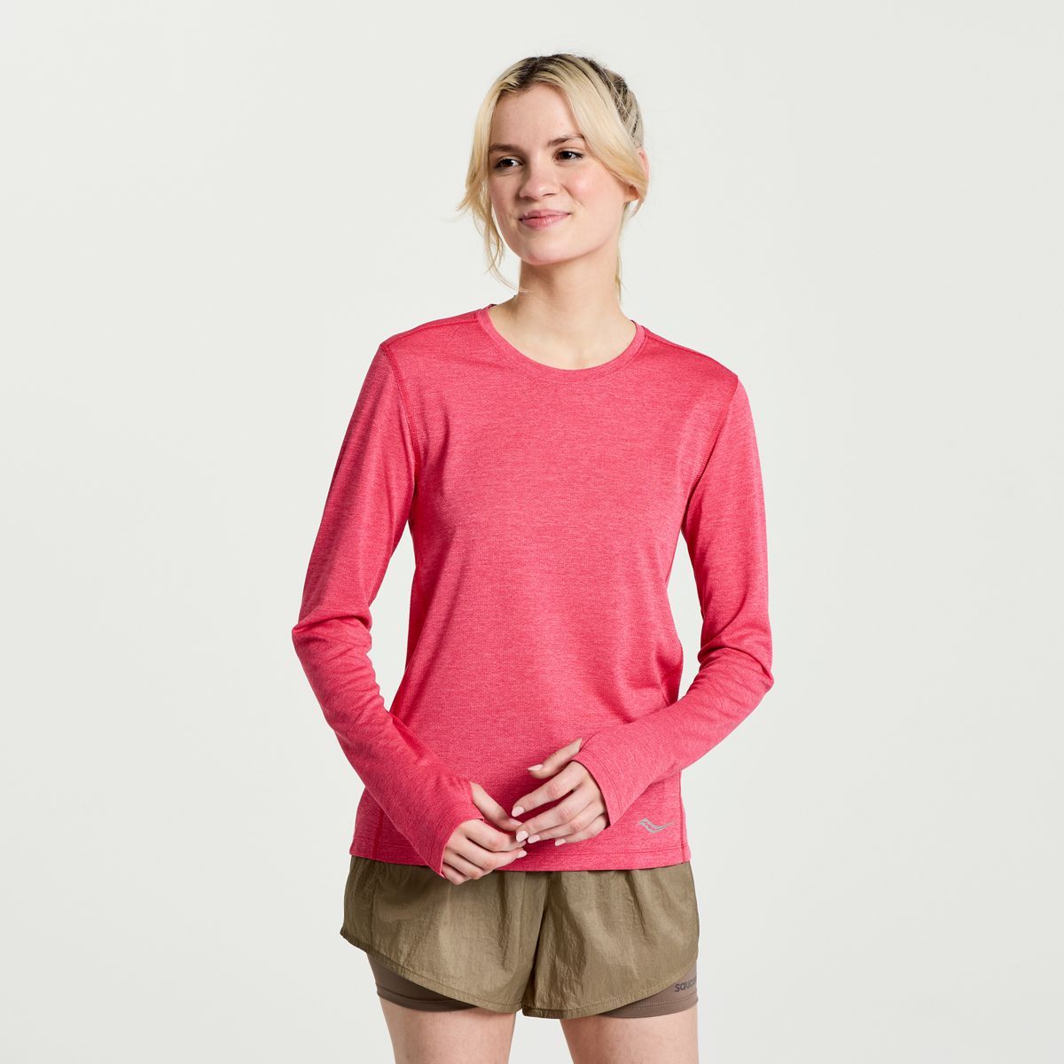 Stopwatch Long Sleeve, Rose Heather, dynamic