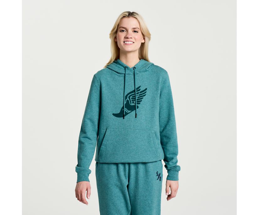 Rested Hoodie, North Atlantic Heather Graphic, dynamic 1