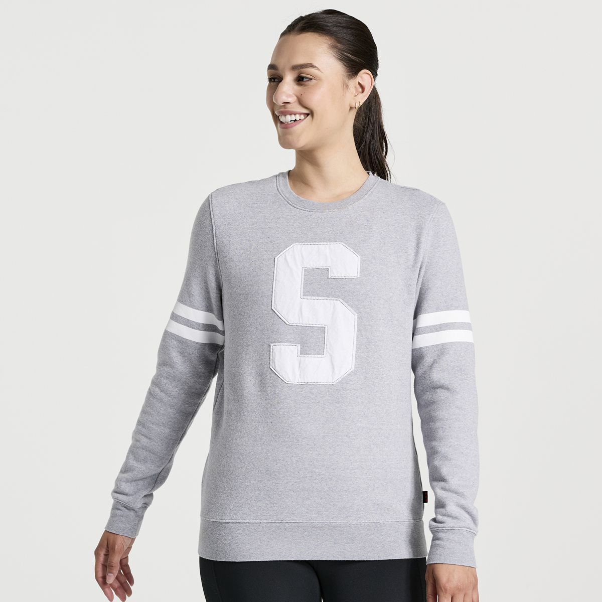 Rested Crewneck, Light Grey Heather, dynamic