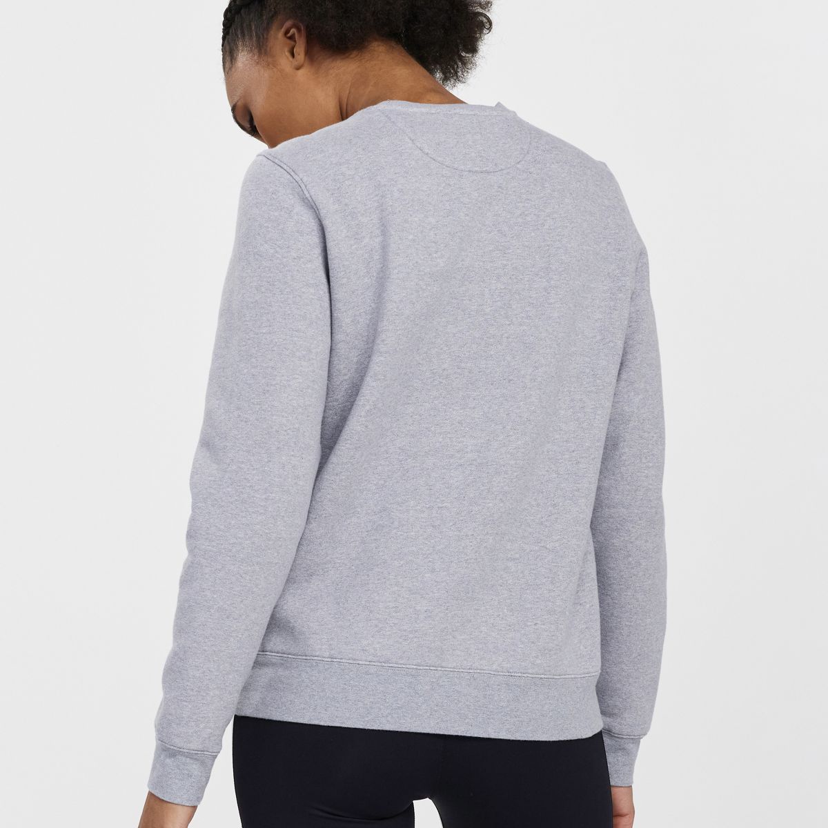 Rested Crewneck, Light Grey Heather, dynamic 2