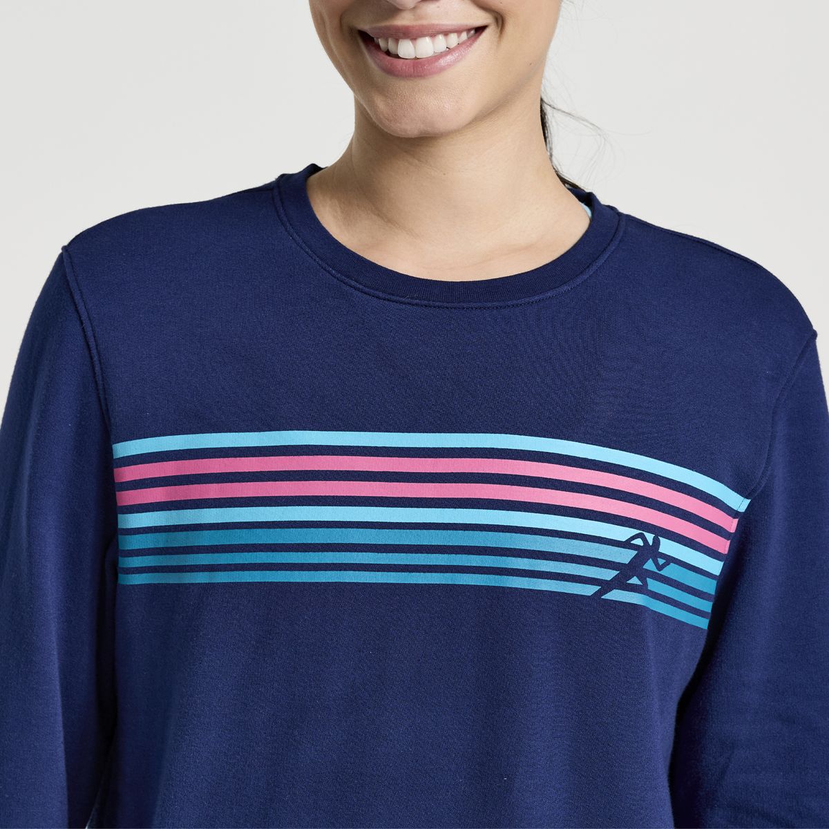 Rested Crewneck, Sodalite, dynamic 3