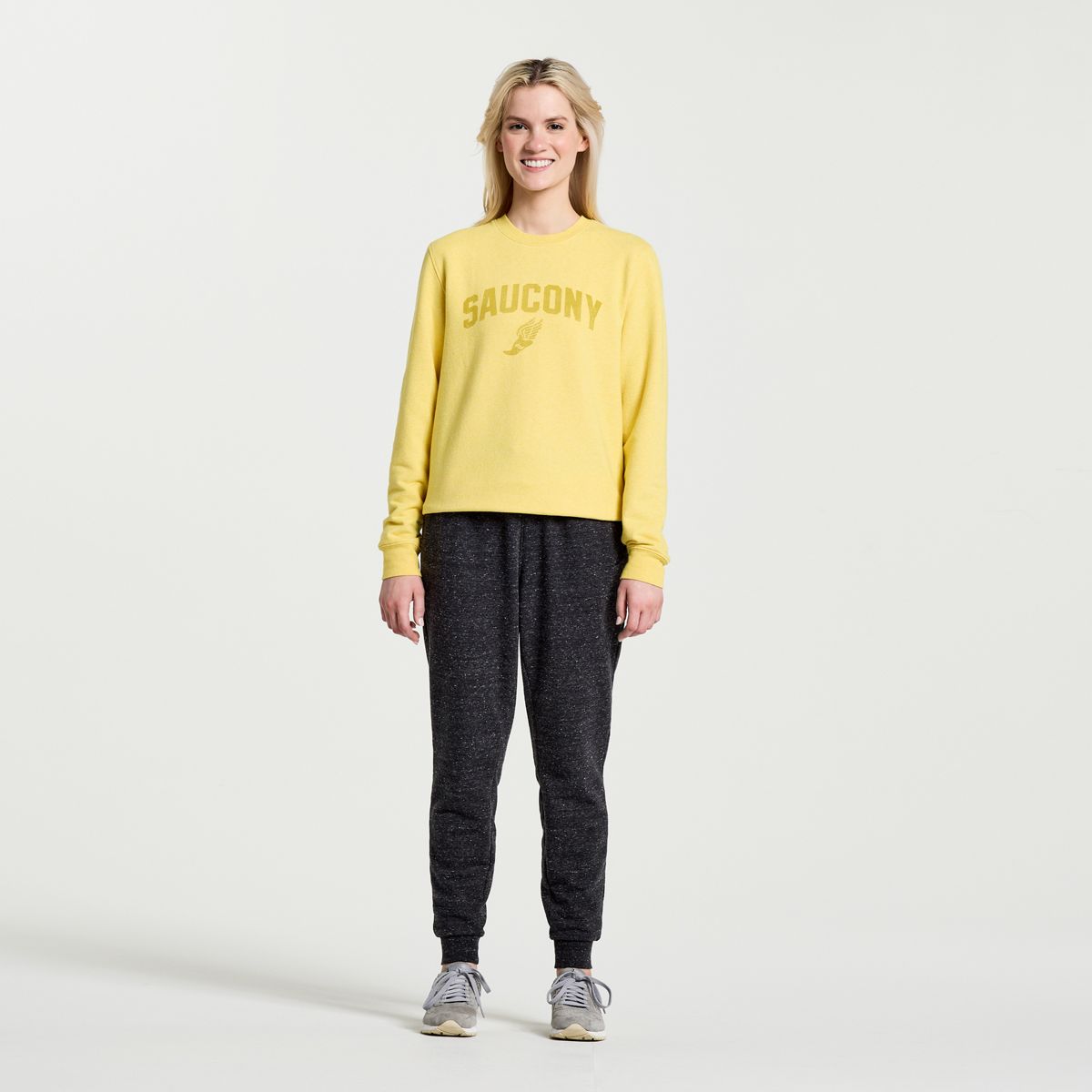 Rested Crewneck, Sulphur Heather Graphic, dynamic 3