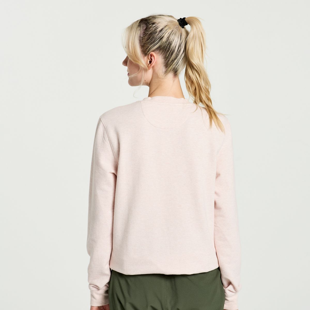 Rested Crewneck, Sepia Rose Heather Graphic, dynamic 2