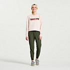 Rested Crewneck, Sepia Rose Heather Graphic, dynamic 3