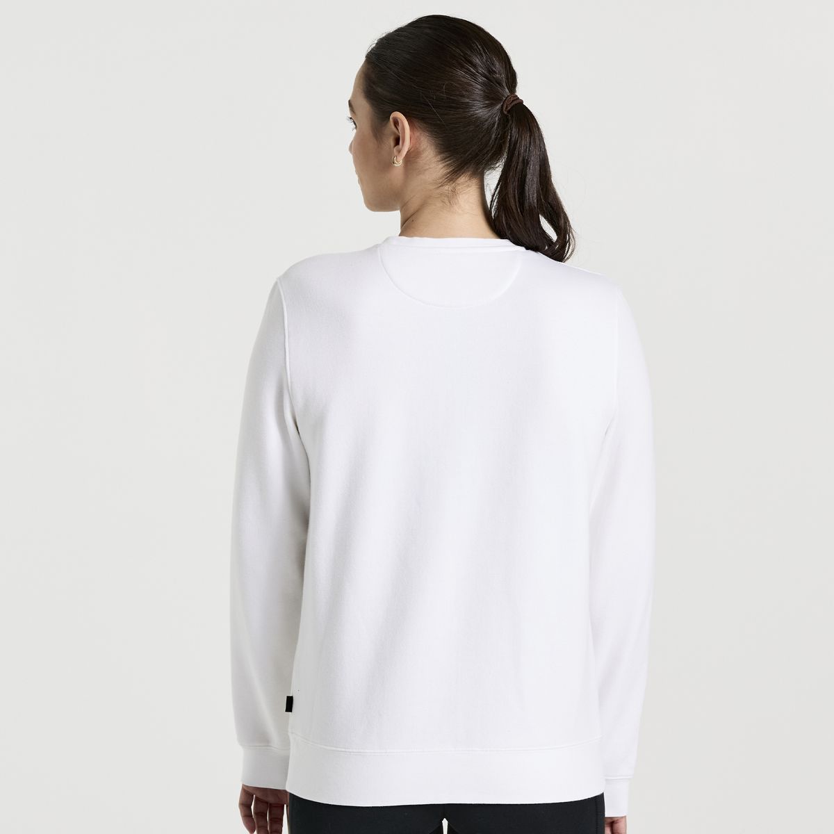 Rested Crewneck, White, dynamic 2