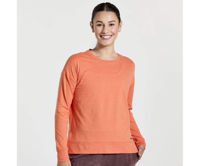 Sunday Layer Top, Ember Heather, dynamic 1