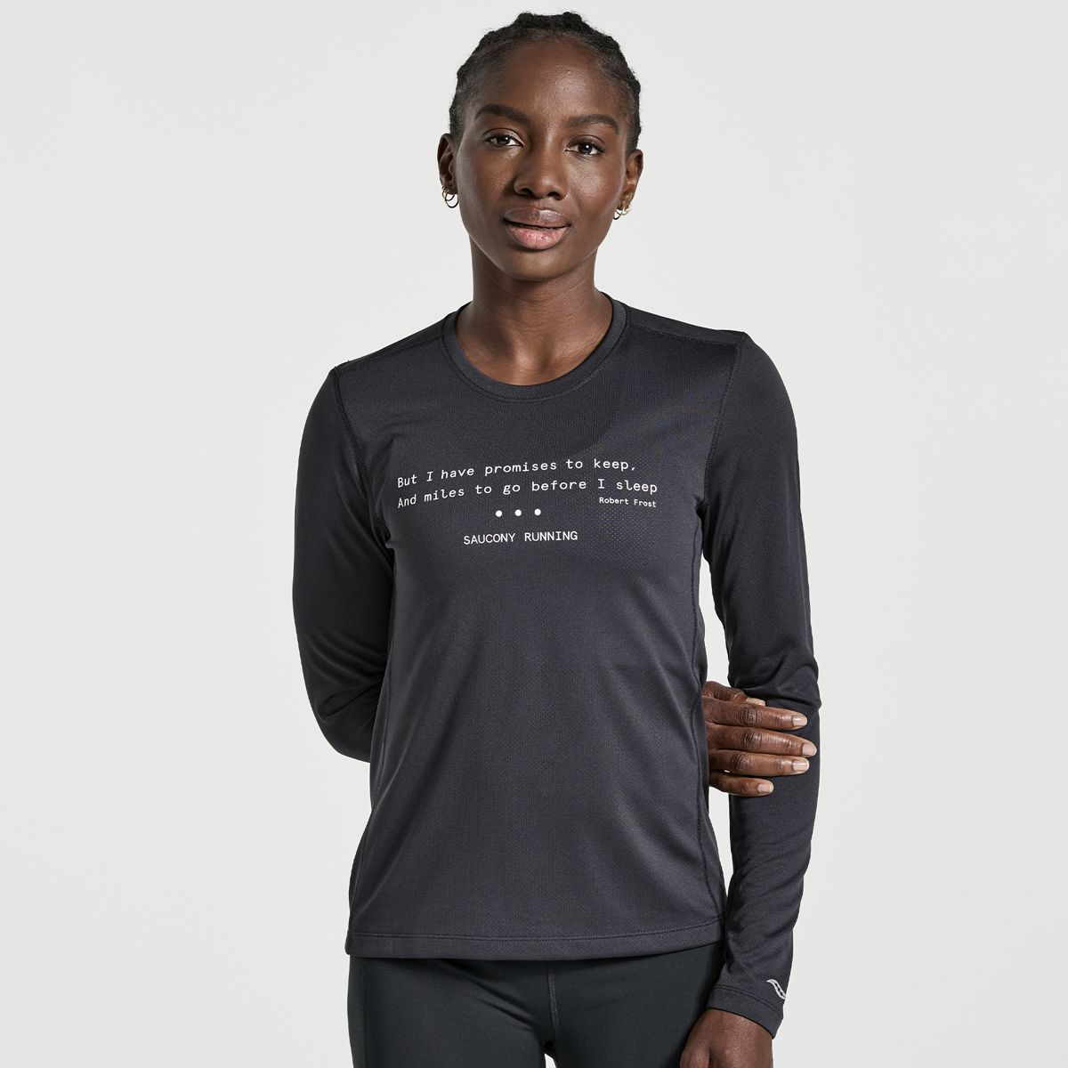 Stopwatch Graphic Long Sleeve, Black Graphic, dynamic 1