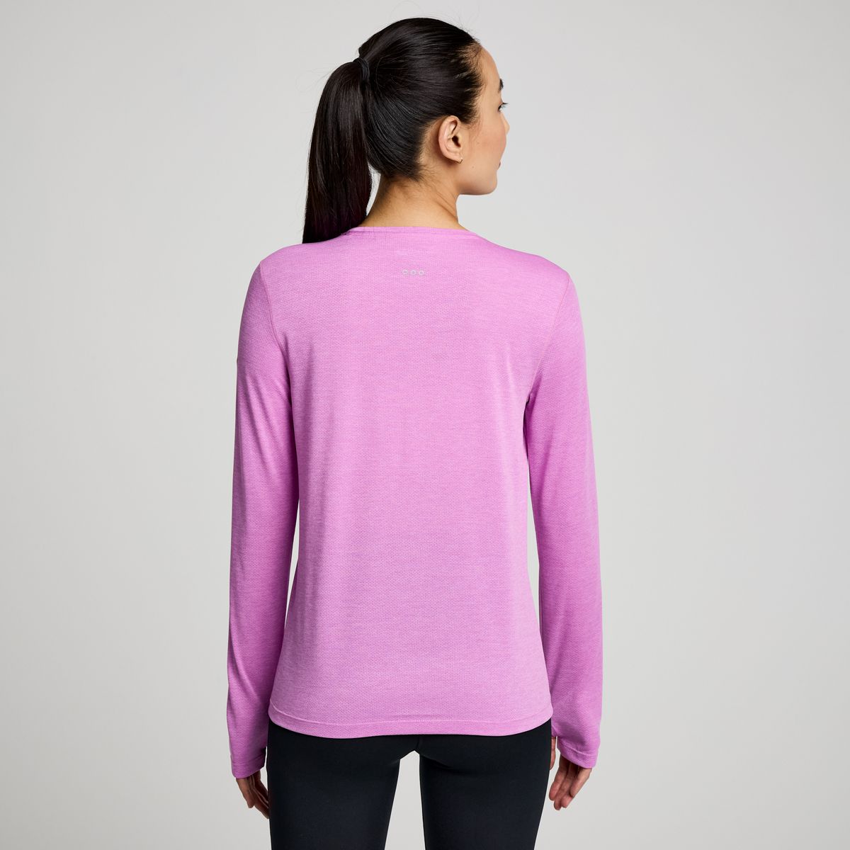 Stopwatch Graphic Long Sleeve, Grape Heather Graphic, dynamic 2