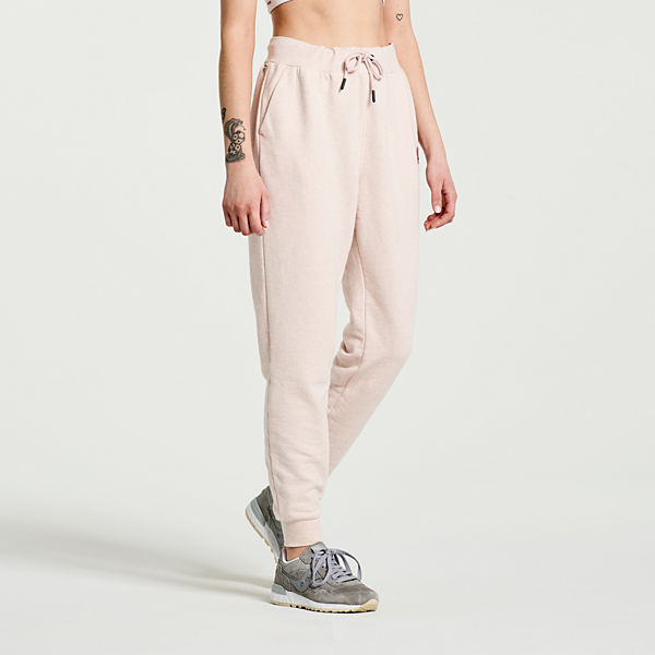 Rested Sweatpant, Sepia Rose Heather, dynamic