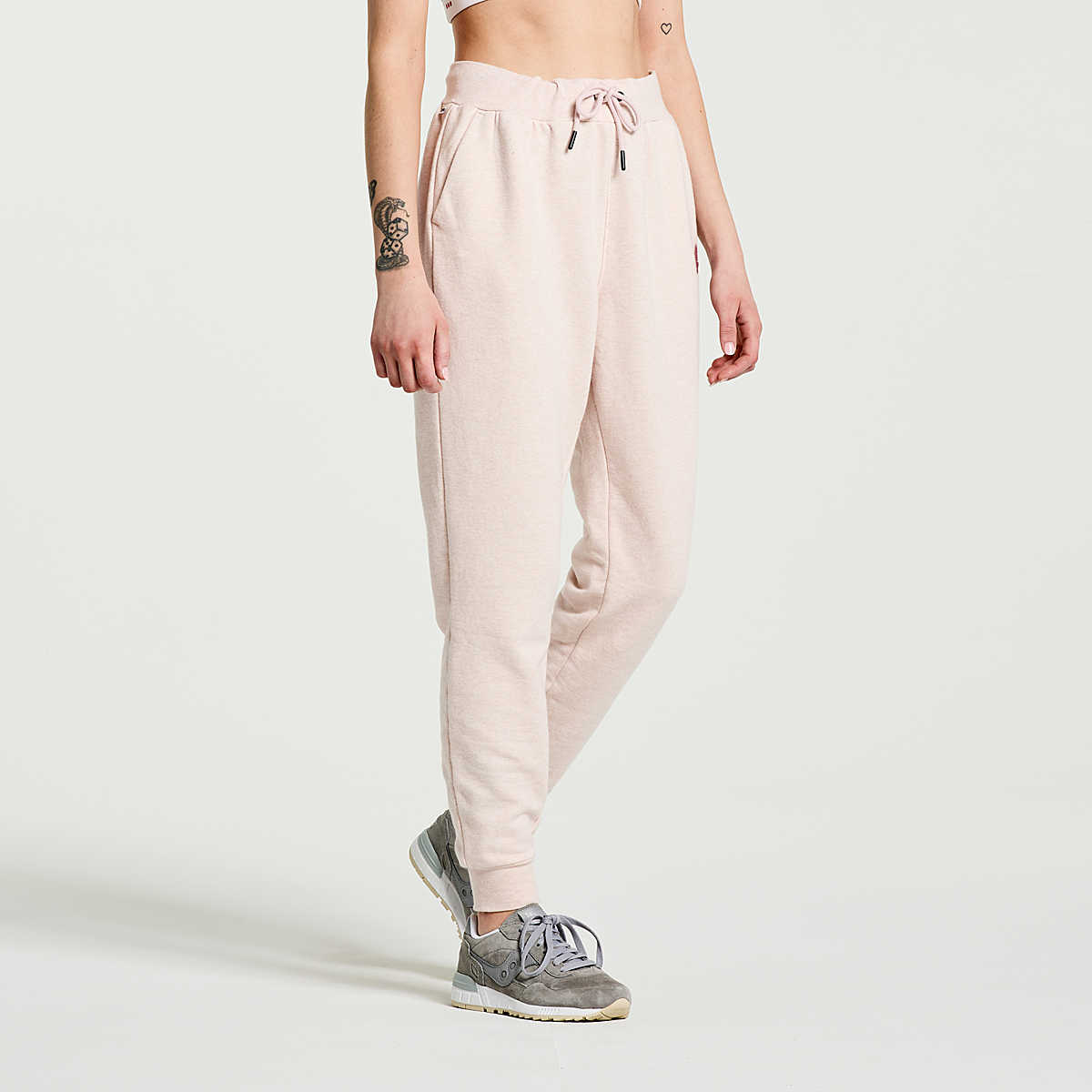 Rested Sweatpant, Sepia Rose Heather, dynamic 1