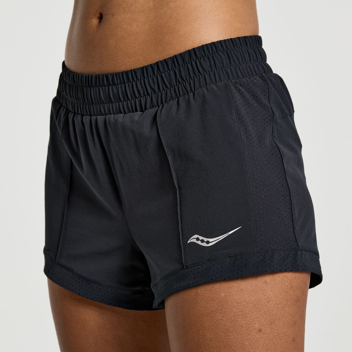 Outpace 3" Short, Black, dynamic 7