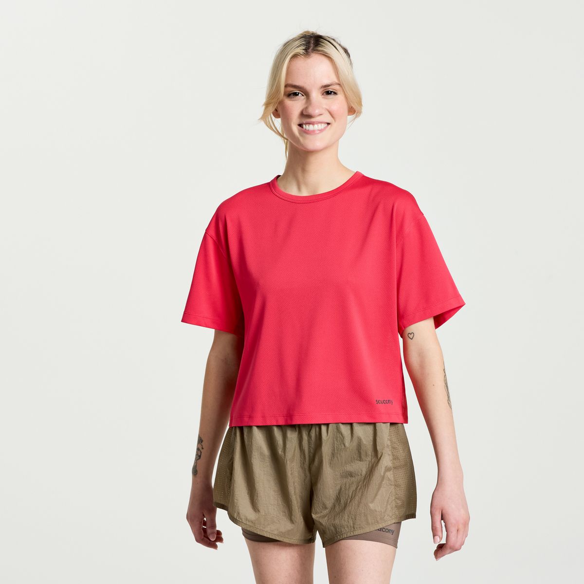 Elevate Short Sleeve, Rose, dynamic 1