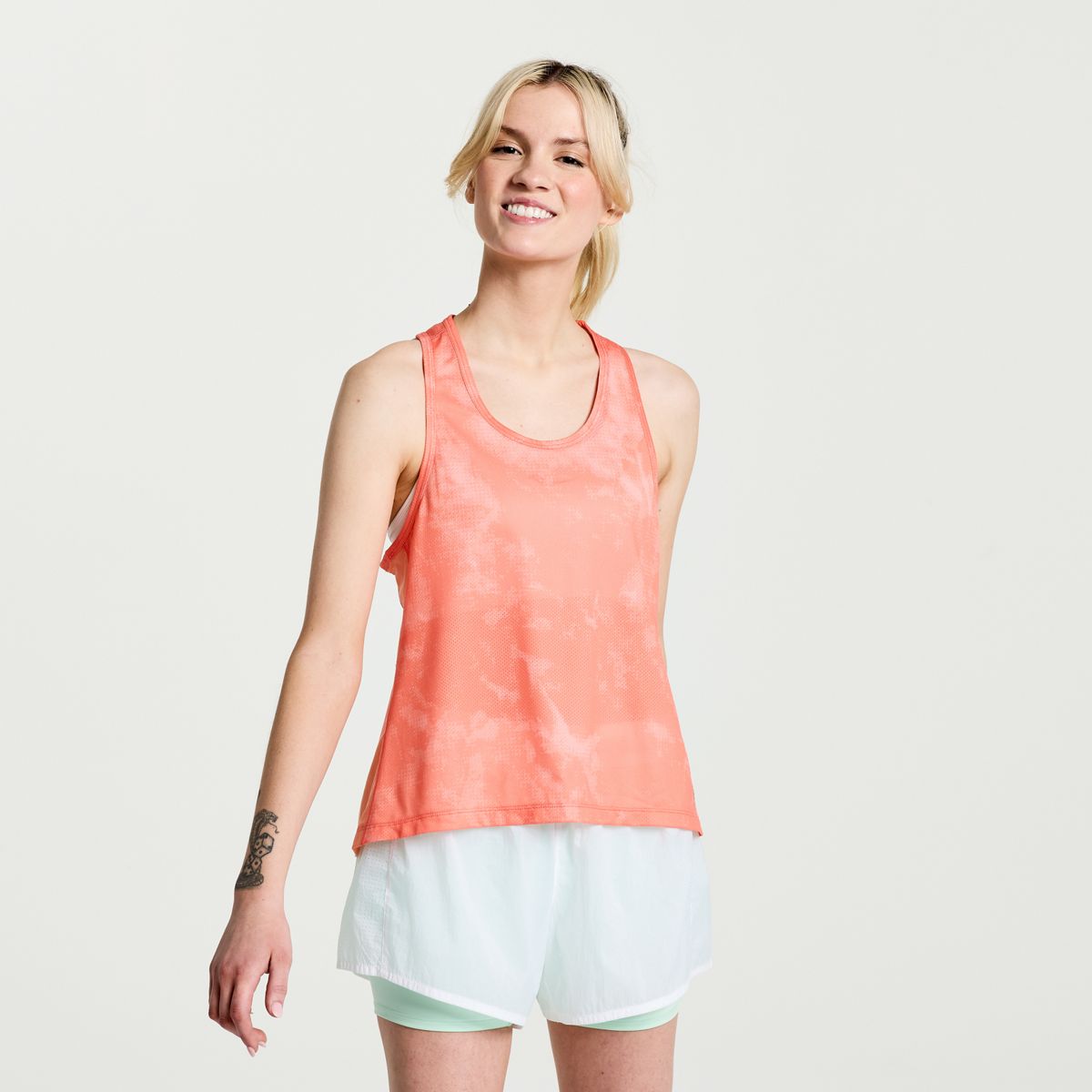 Elevate Tank Top, Zenith Tie-Dye Print, dynamic