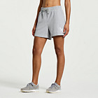 Rested Sweat Short, Light Grey Heather Graphic, dynamic 2
