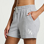 Rested Sweat Short, Light Grey Heather Graphic, dynamic 5