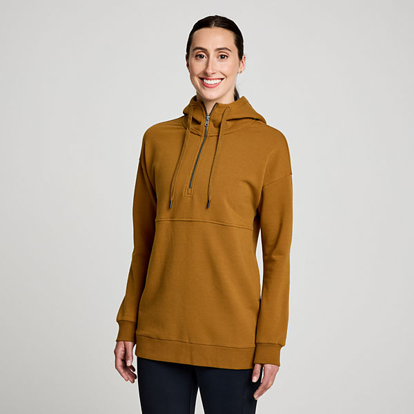 Recovery Zip Tunic, Bronze Graphic, dynamic