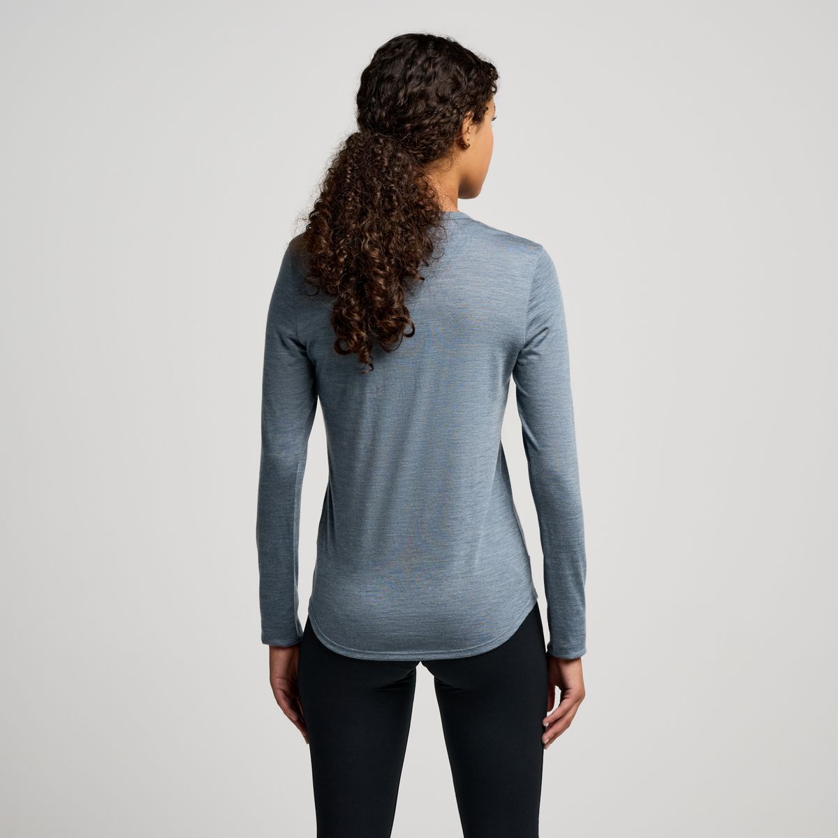 Peregrine Merino Long Sleeve, Mirage Heather, dynamic 2
