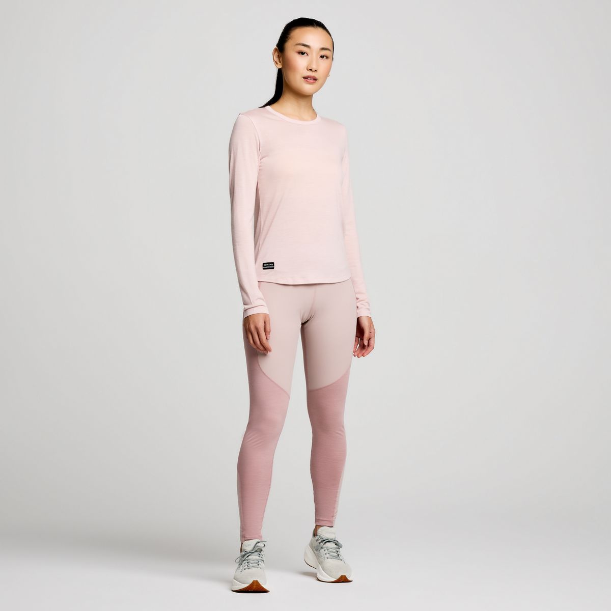 Peregrine Merino Long Sleeve, Smoke Heather, dynamic 3