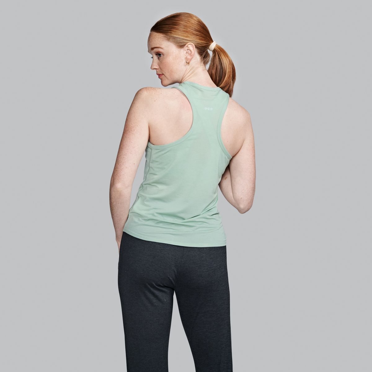 Stopwatch Singlet, Aloe Heather, dynamic 2