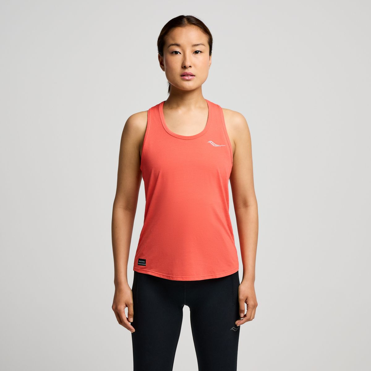 Stopwatch Singlet, Cayenne Heather, dynamic