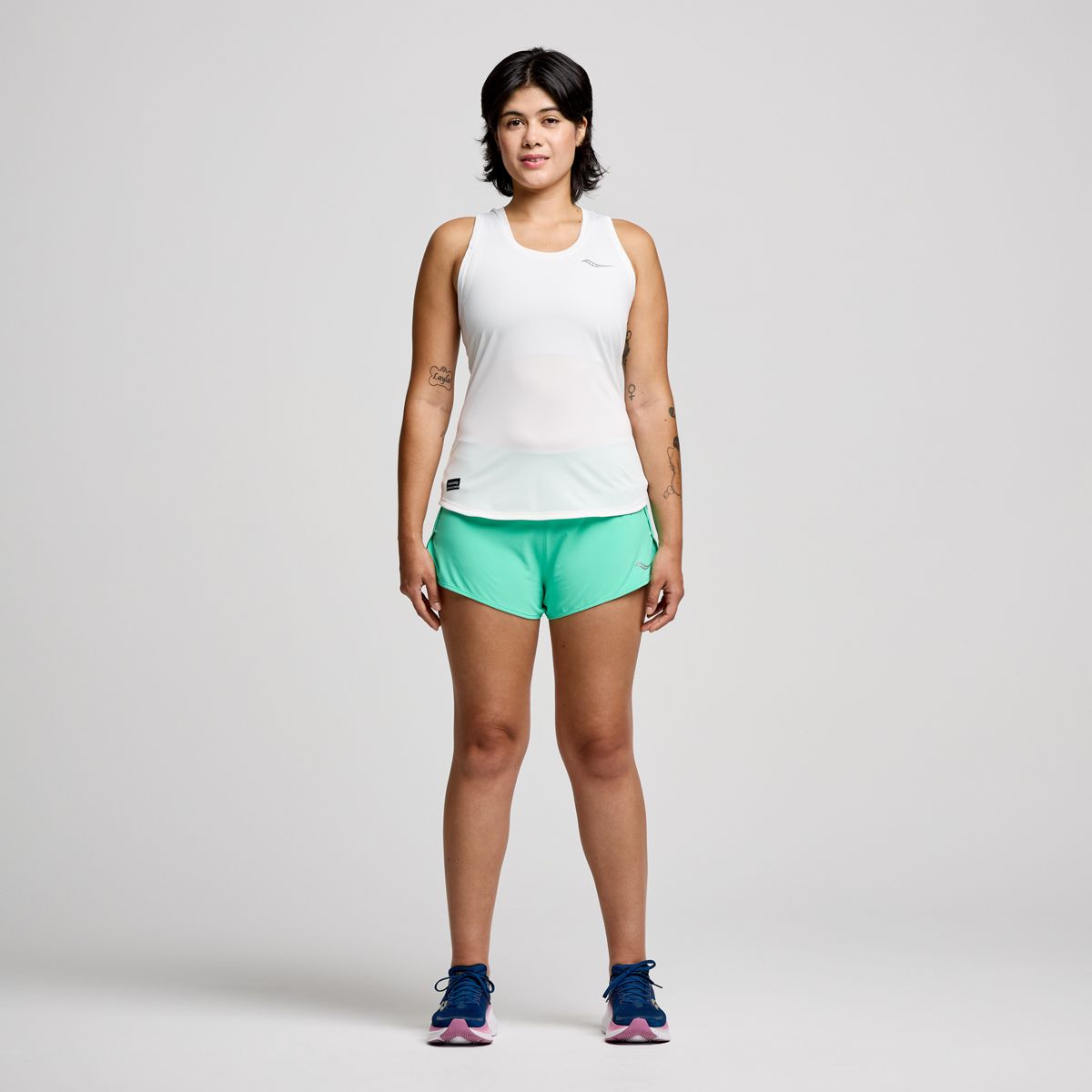 Stopwatch Singlet, White, dynamic 3