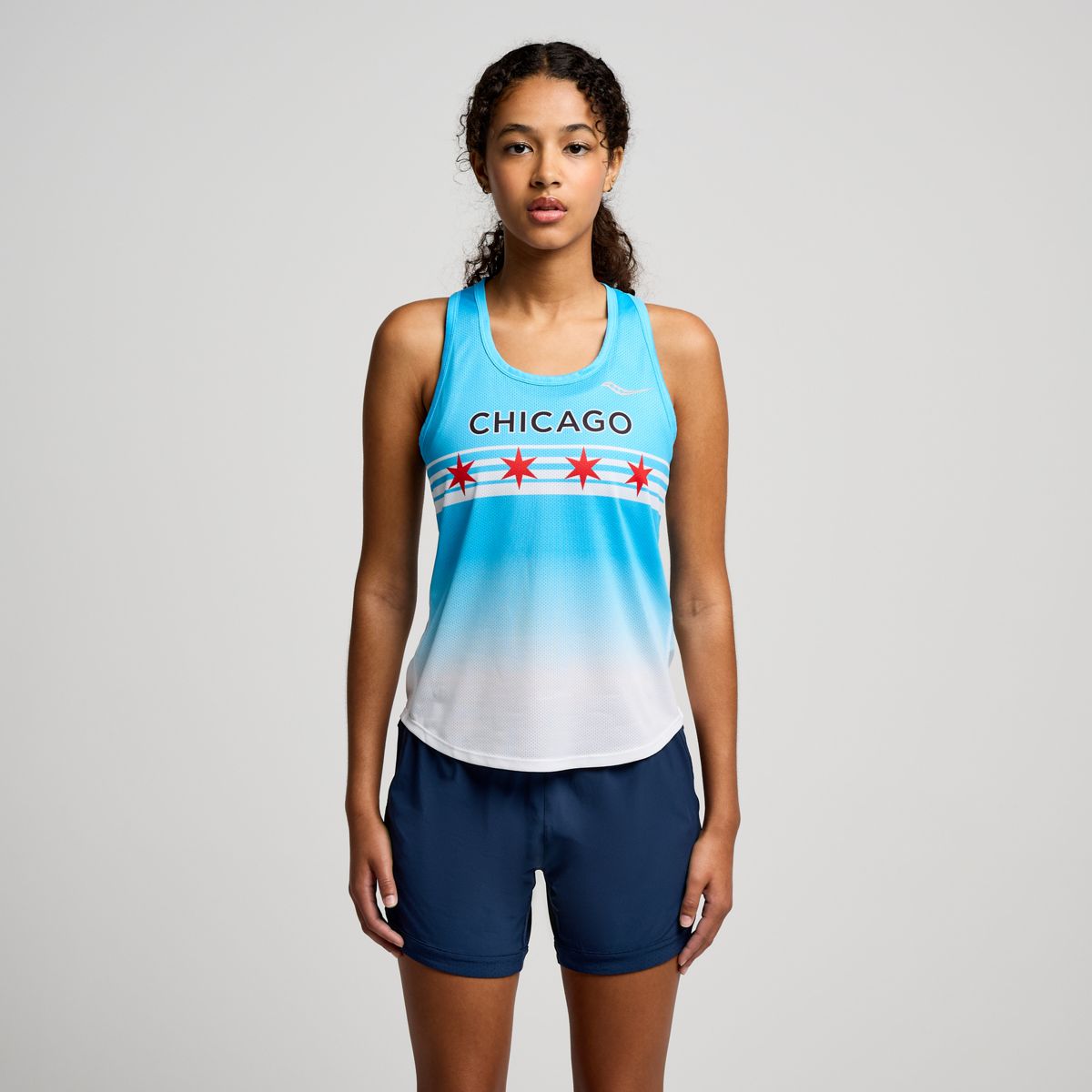 Chicago Stopwatch Graphic Singlet, Chicago 2024, dynamic