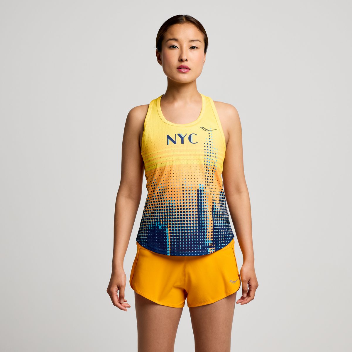 NYC Stopwatch Graphic Singlet, New York 2024, dynamic