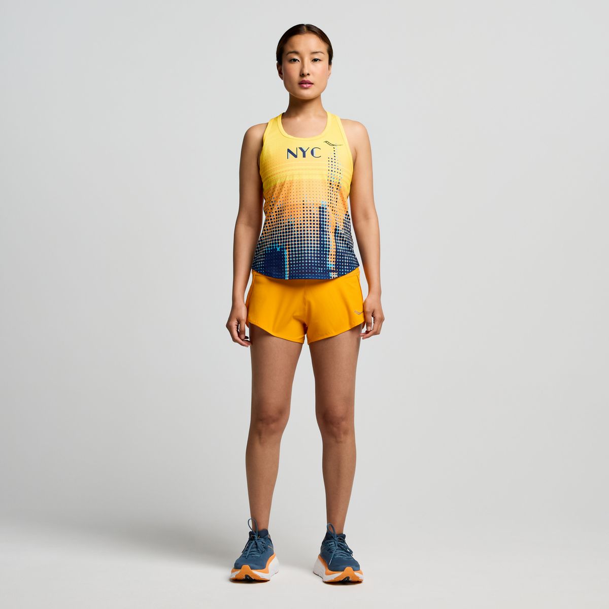 NYC Stopwatch Graphic Singlet, New York 2024, dynamic 3