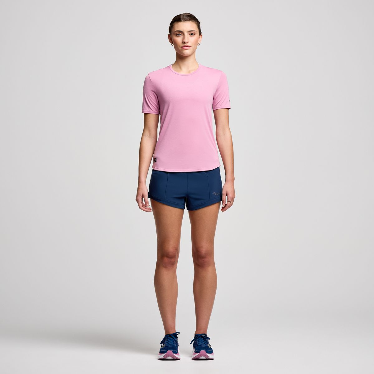 Stopwatch Short Sleeve, Orchid Heather, dynamic 3