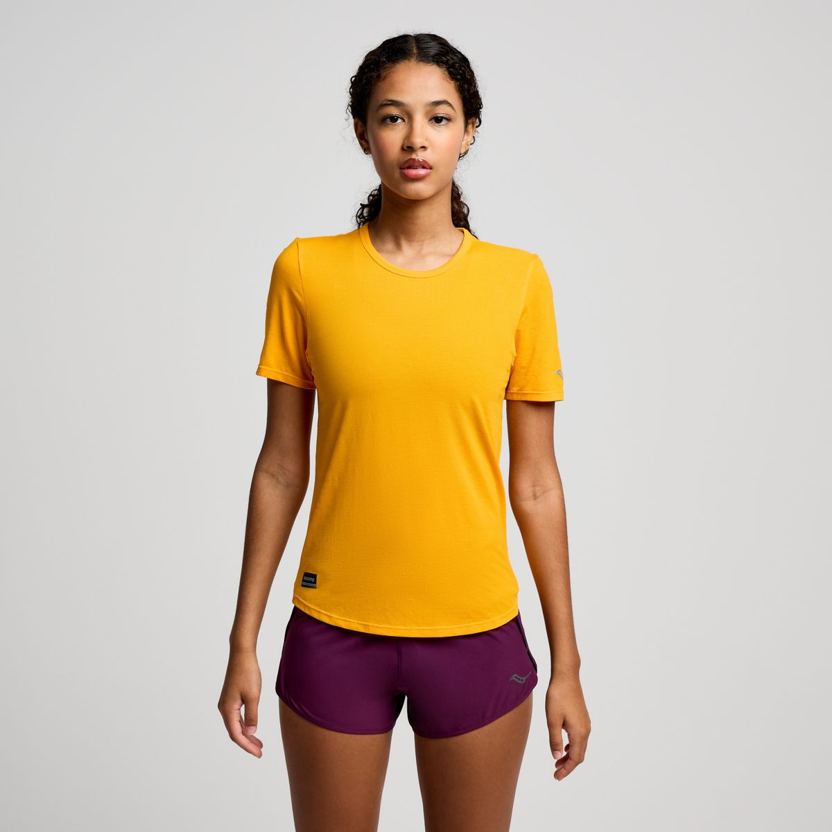 Stopwatch Short Sleeve, Peel Heather, dynamic