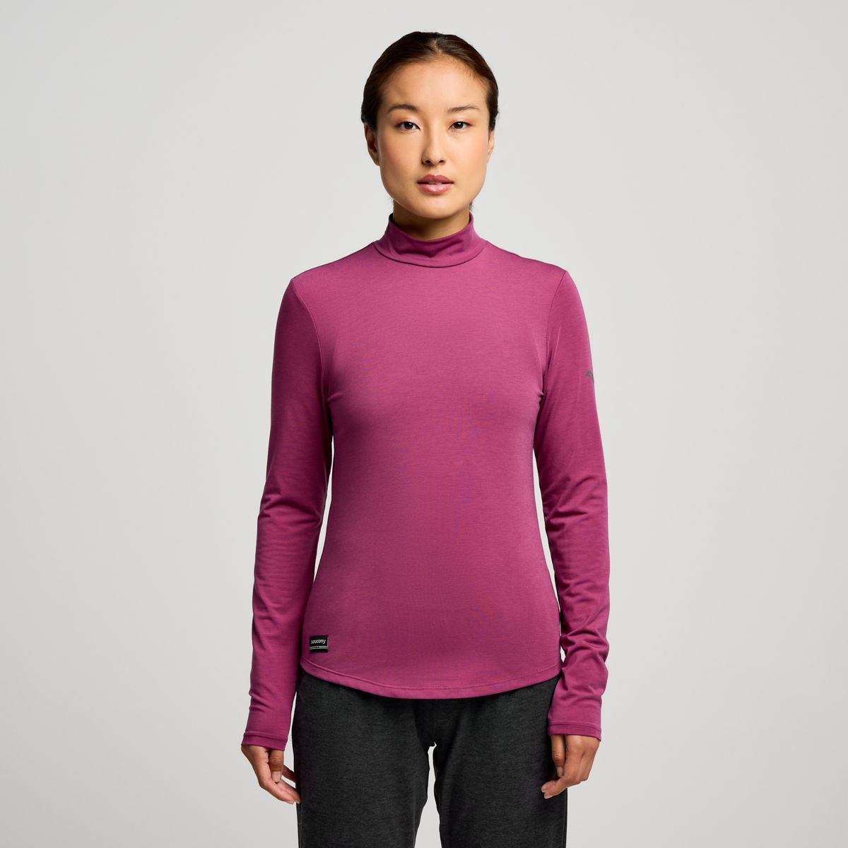 Triumph Long Sleeve, Plum, dynamic