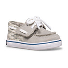 Intrepid Crib Junior Boat Shoe, Grey, dynamic 3