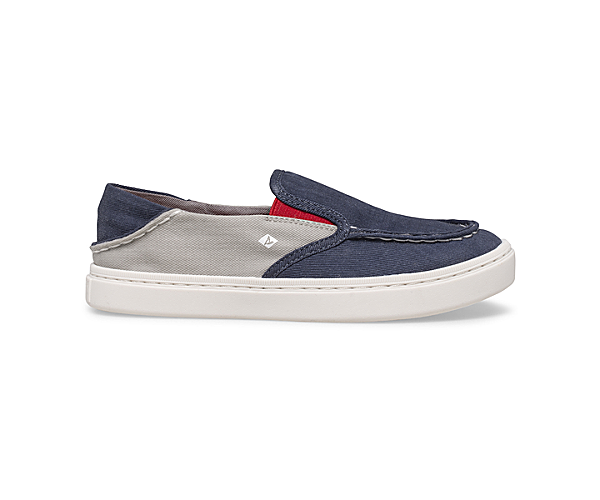 Salty Washable Sneaker, Navy, dynamic