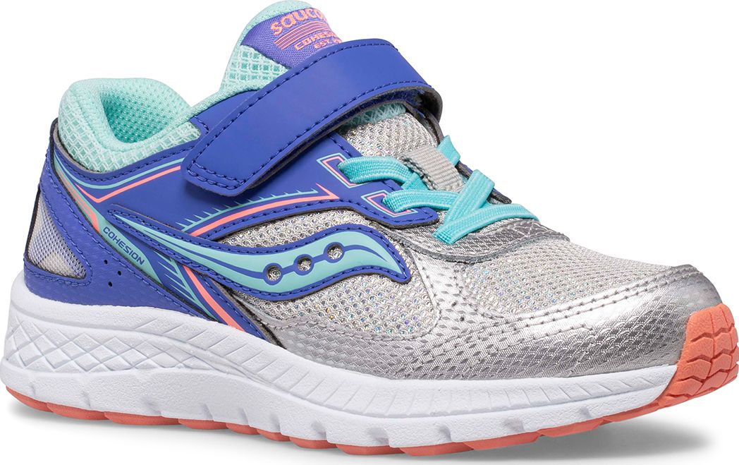Cohesion 14 A/C Sneaker, Silver | Periwinkle | Turq, dynamic 2