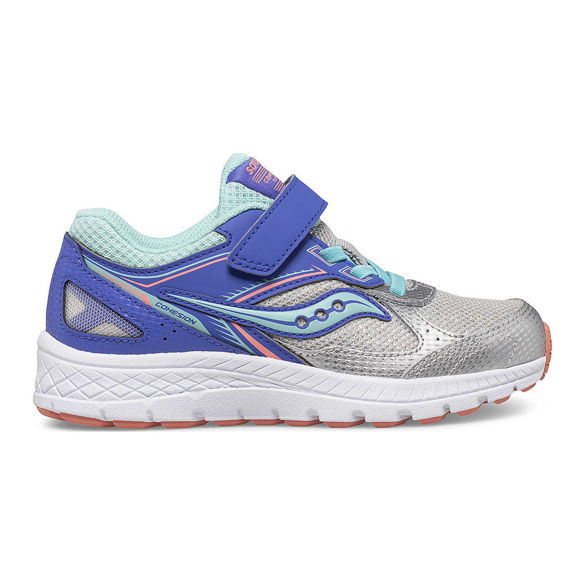 Cohesion 14 A/C Sneaker, Silver | Periwinkle | Turq, dynamic 1