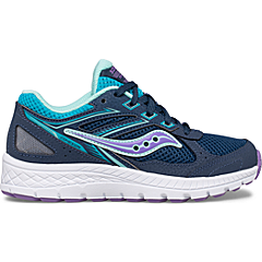 Cohesion 14 Lace Sneaker, Navy | Turq | Purple, dynamic