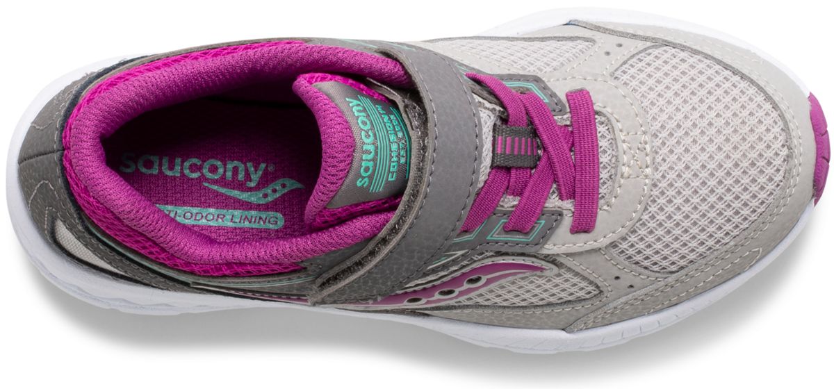 Cohesion 14 A/C Sneaker, Grey | Magenta | Turq, dynamic 4