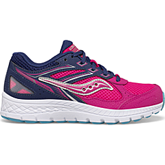 Cohesion 14 Lace Sneaker, Pink | Navy, dynamic